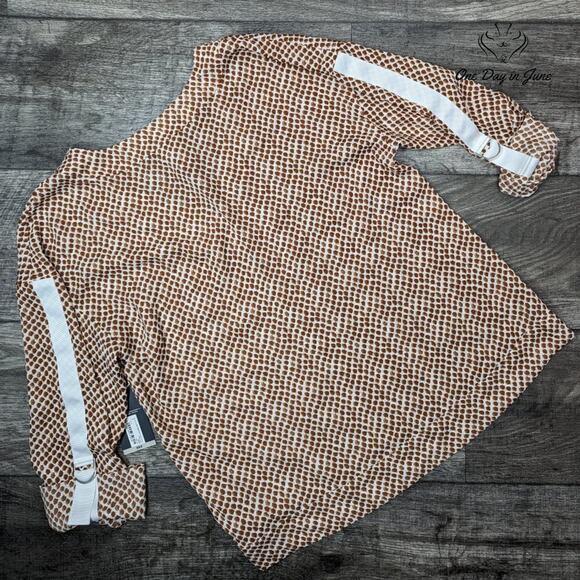 Worthington V Neck 3/4 Sleeve Top Size M - Picture 3 of 3